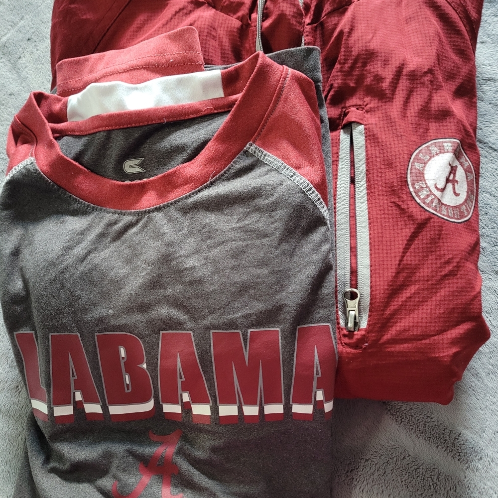 Alabama Crimson Tide Shirt and Jacket Set